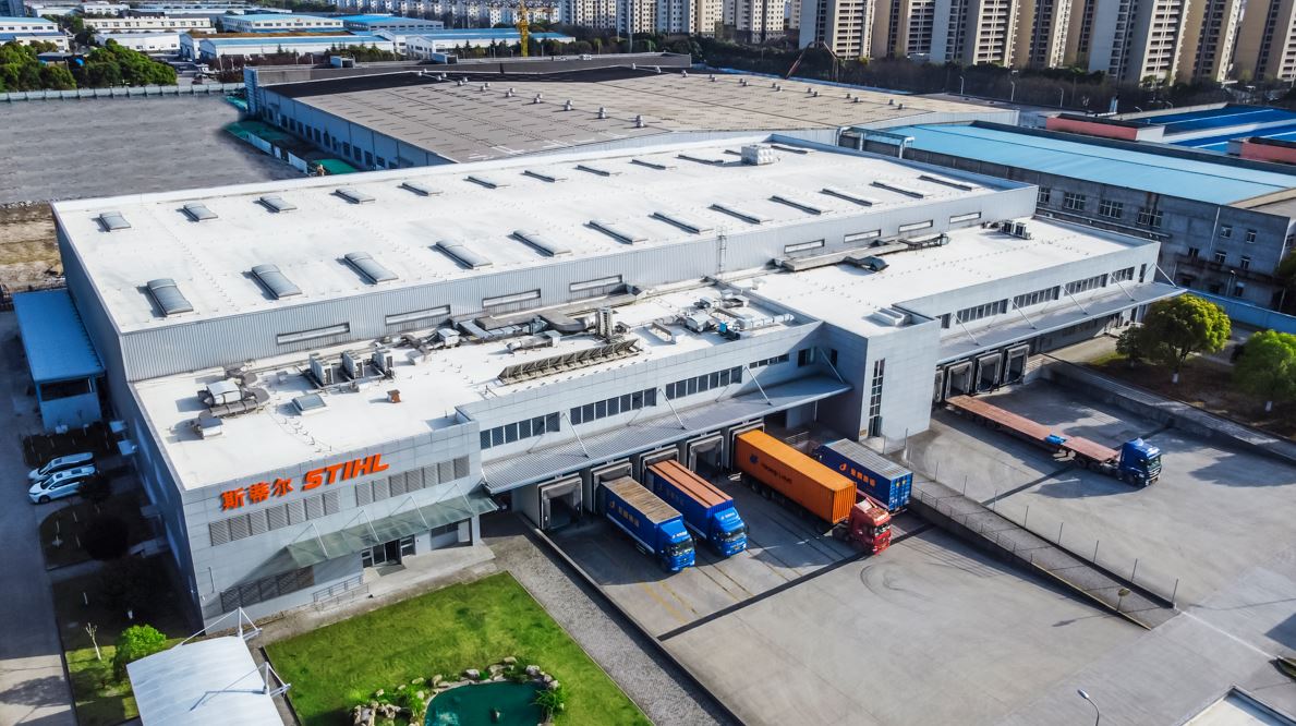 Будівля компанії STIHL у Тайцані з точки зору птахів
